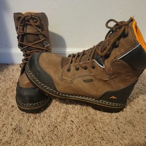 Ridgecut Toughwear Steel Toe Waterproof Boots.Mens 9.5